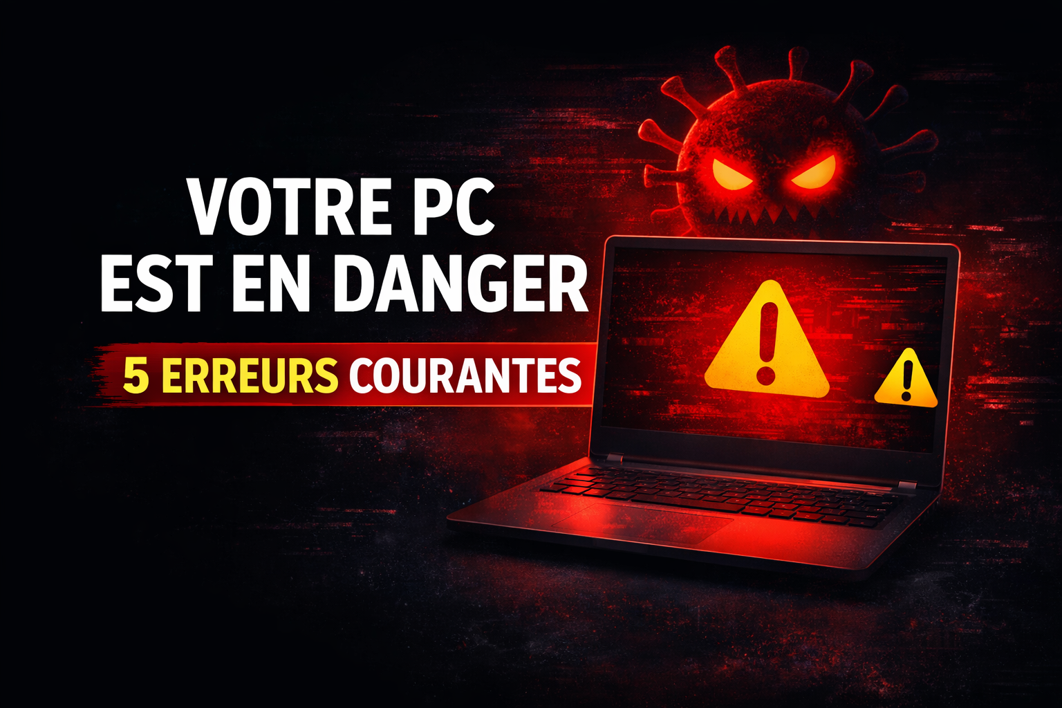 5 erreur PC les plus courantes